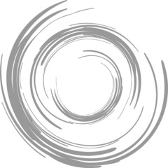 Circular texture. Distressed uneven grunge background. Abstract vector illustration. Overlay to create interesting effect and depth. Isolated on white background.EPS10.