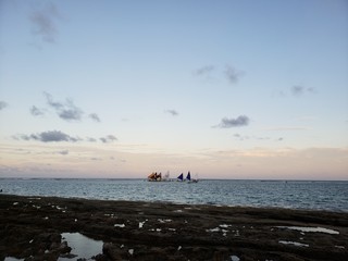 barco à vela, navegação praia, natureza, mar, férias, 