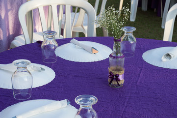 Purple decoration