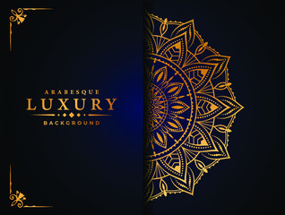 vector illustration of an abstract background with mandala pattern