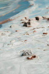 Close up of ice crystals 