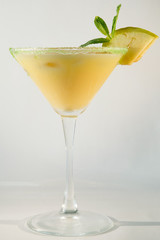 cocktail with lime