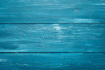 blue background from painted boards, copy space, design, horizontal banner