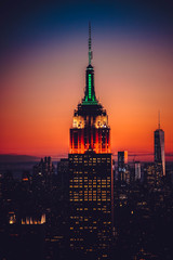 Fototapeta na wymiar Empire State Building by Night
