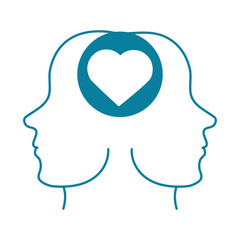 happy friendship day celebration couple love relation together silhouette style icon