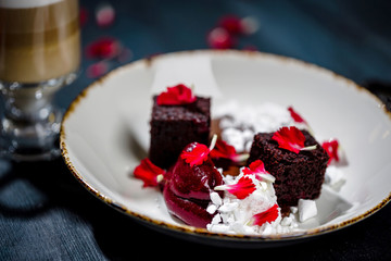 cake, food, dessert, sweet, fruit, strawberry, cream, red, delicious, berry, raspberry, plate, white, pie, pastry, chocolate, cheese, fresh, breakfast, cheesecake, meal, gourmet, tasty, tart, baked