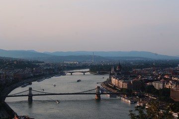 Naklejka premium panorama of budapest