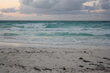 waves on the beach