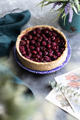 Vegan gluten free cherry pie 