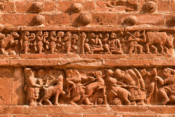 temple artwork is showing on the wall