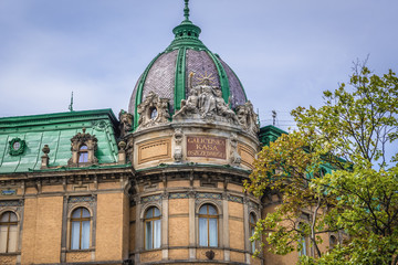 Museum of Ethnography and Art Crafts building, former headquarters of Galician Savings Bank in Lviv, Ukraine