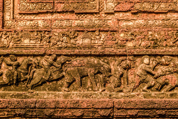 temple artwork is showing on the wall