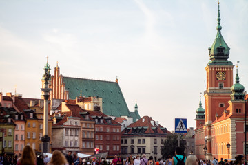 Obraz premium Warsaw center. Old city