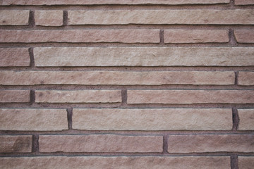 Brick Wall with Long Stones