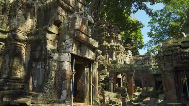 Ta Prohm Temple Ruins, Siem Reap, Cambodia