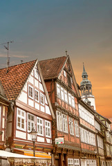Celle, Germany: Historic half timbered houses in Celle, Germany