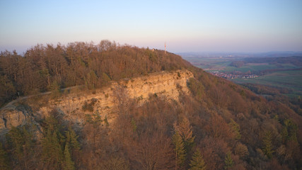 Thüringen - Hörselberg. Vogelperspektive.