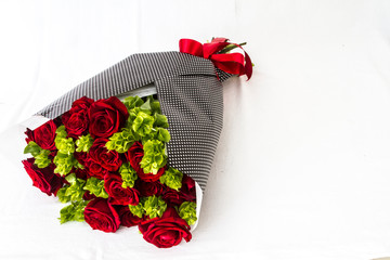 bouquet of red roses