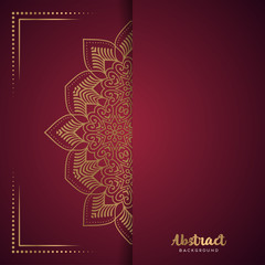 Gold background with mandala