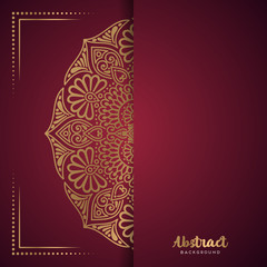 Gold background with mandala