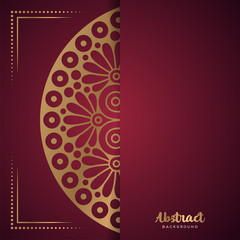 Gold background with mandala © visnezh