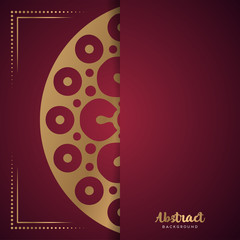 Gold background with mandala