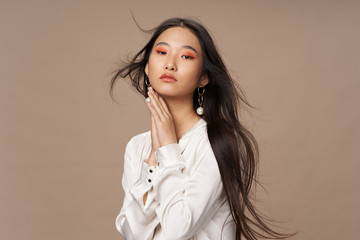 Beautiful woman charm luxury lifestyle