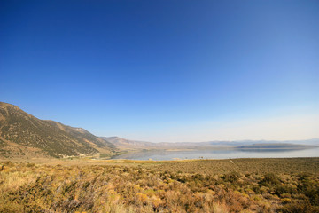 High angle view of the Mono Lake