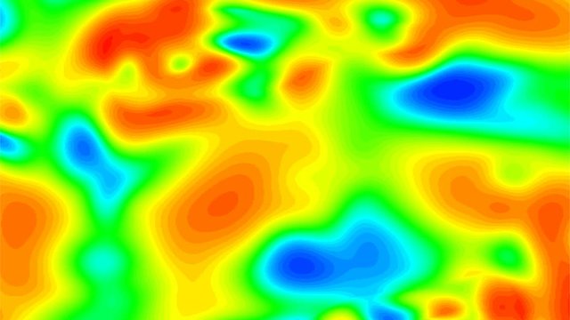 Mapa de calor, diferentes colores