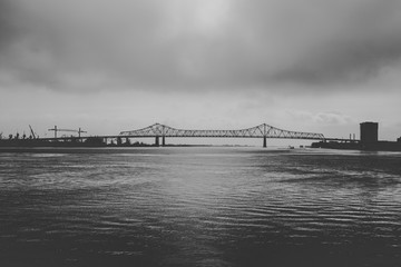 De New Orleans sobre el rio Misisipi.