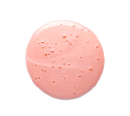 Shower gel on white background