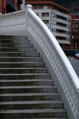 Stairs in aneighborhood of Bilbao