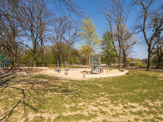 Abgesperrter Spielplatz