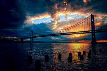 Fototapeta na wymiar Sunset San Francisco 
