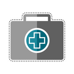 Dotted line medical briefcase