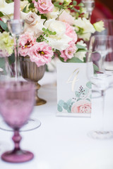 Floristics decor flowers holiday decoration roses peonies