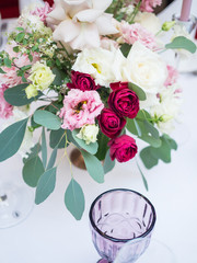 Floristics decor flowers holiday decoration roses peonies