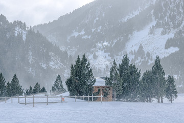 Snow time at vall de nuria 
