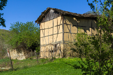 Old houses at historical village of Staro Stefanovo, Bulgaria