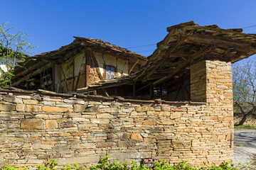 Old houses at historical village of Staro Stefanovo, Bulgaria