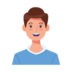 young man avatar character icon