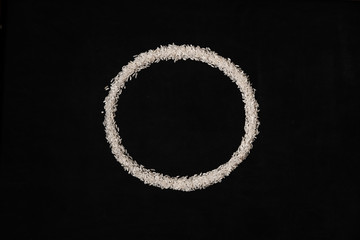 Fototapeta na wymiar rice ring