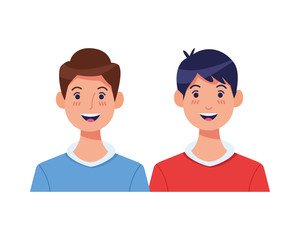 young men avatars characters icons