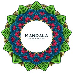 Circular pattern in form of mandala for background, Henna, Mehndi, decoration. Decorative ornament in ethnic oriental style