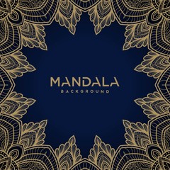 Circular pattern in form of mandala for background, Henna, Mehndi, decoration. Decorative ornament in ethnic oriental style