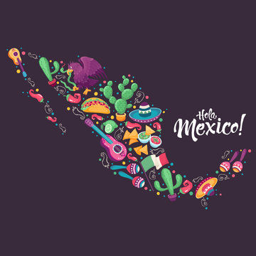 Hola Mexico Poster