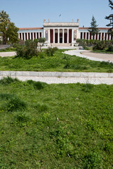 Obraz premium Athens, Greece, April 2020: Taking a walk outside during the coronavirus outbreak.