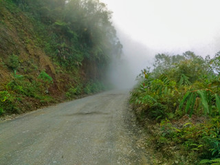 carretera destapada choco Colombia 