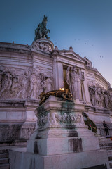 ROME, LAZIO / ITALY - JANUARY 02 2020: Rome streets photo before COVID-19