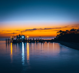 sunset aquatic sun sea landscape sunrise dusk nature cloud calm evening summer ocean port lighting florida © Alberto GV PHOTOGRAP